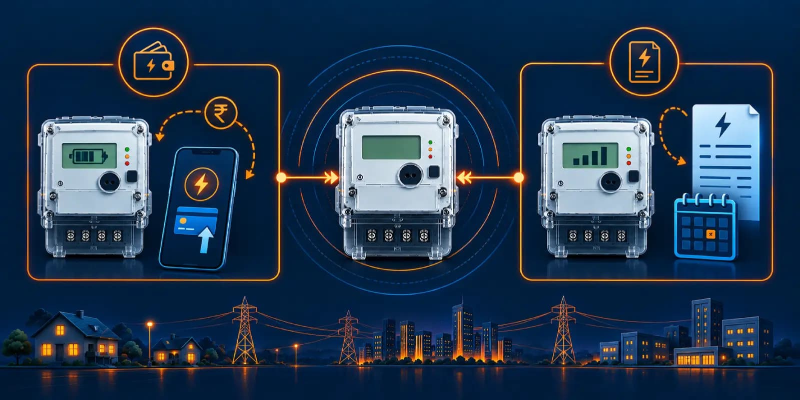 Prepaid and postpaid smart meter billing modes compared