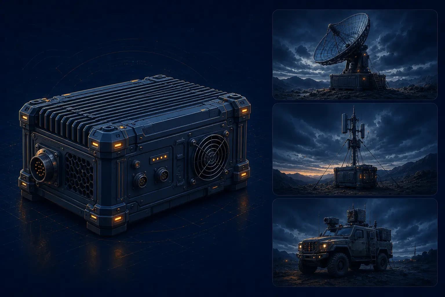 Ruggedized defence power supply for radar and communication systems