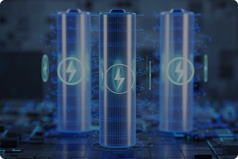 Battery energy storage system with its BMS, PCS, and EMS control layers